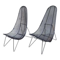 1950s Sol Bloom Scoop Chairs - a Pair - Wabi Sabi
