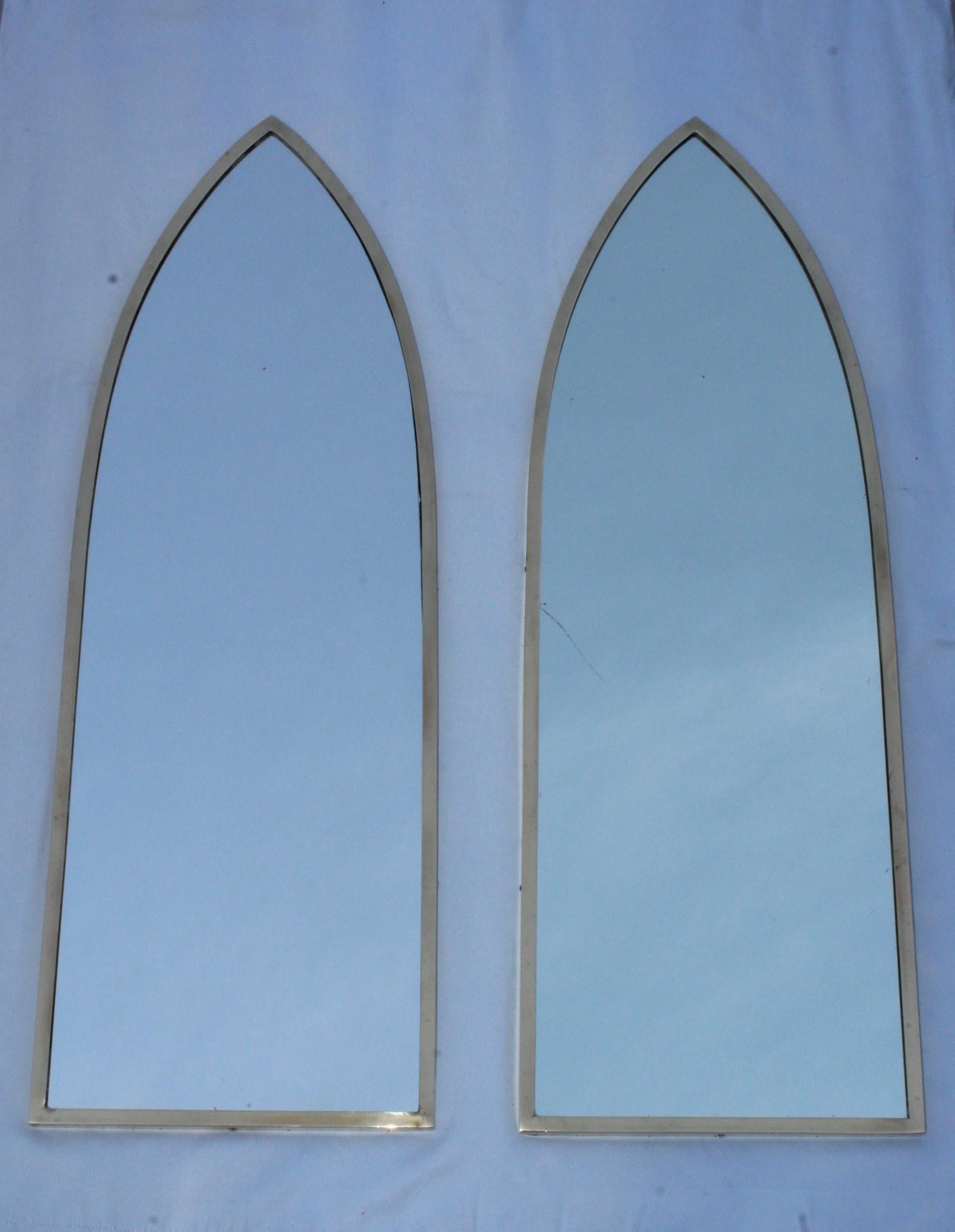 brass arch mirror