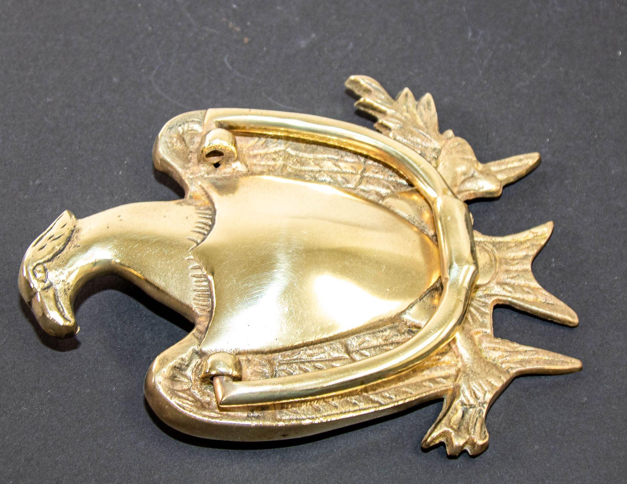 brass eagle door knocker