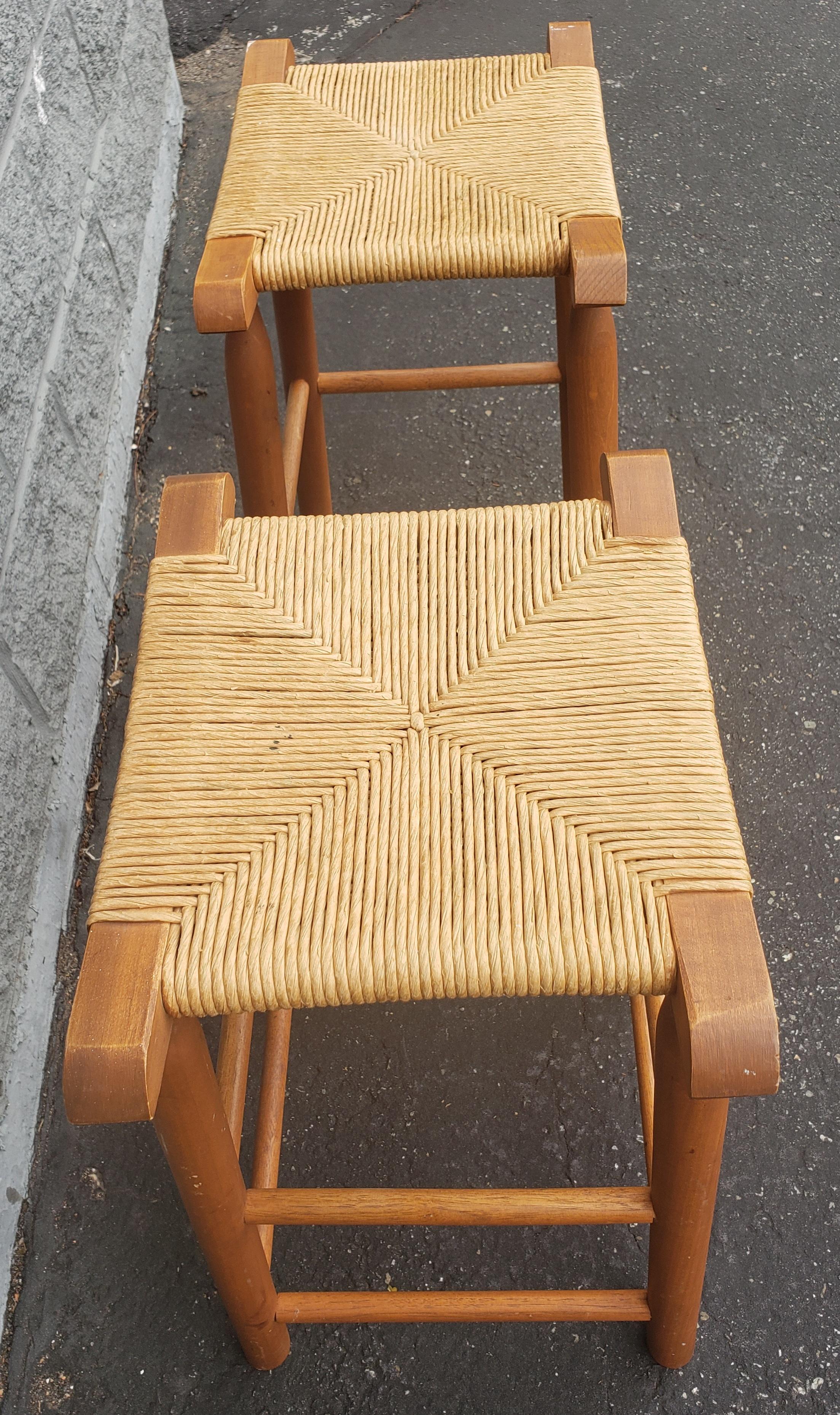 rush seat stool