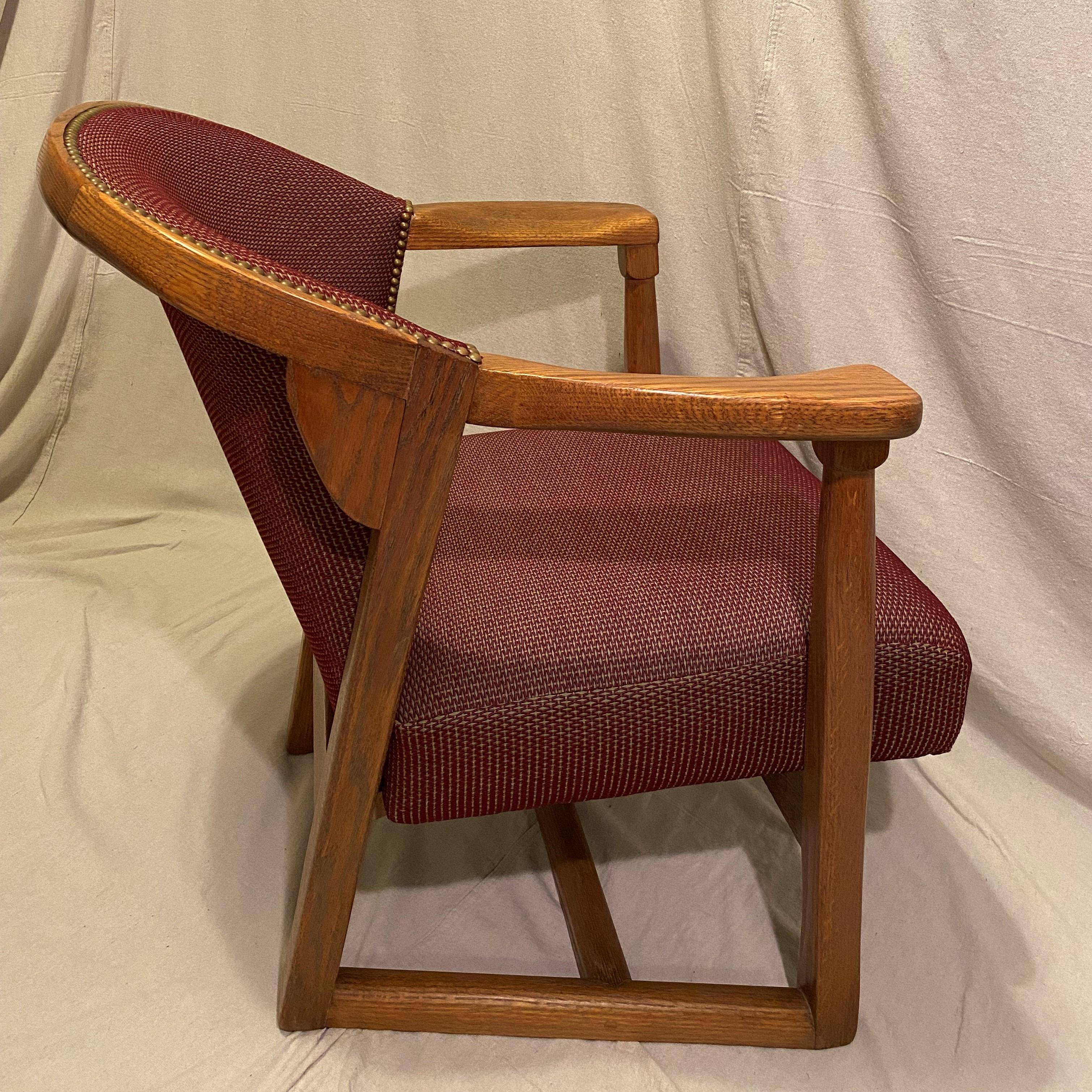 Sillón versátil de roble macizo de los años 50, por Jack Van der Molen Estadounidense en venta