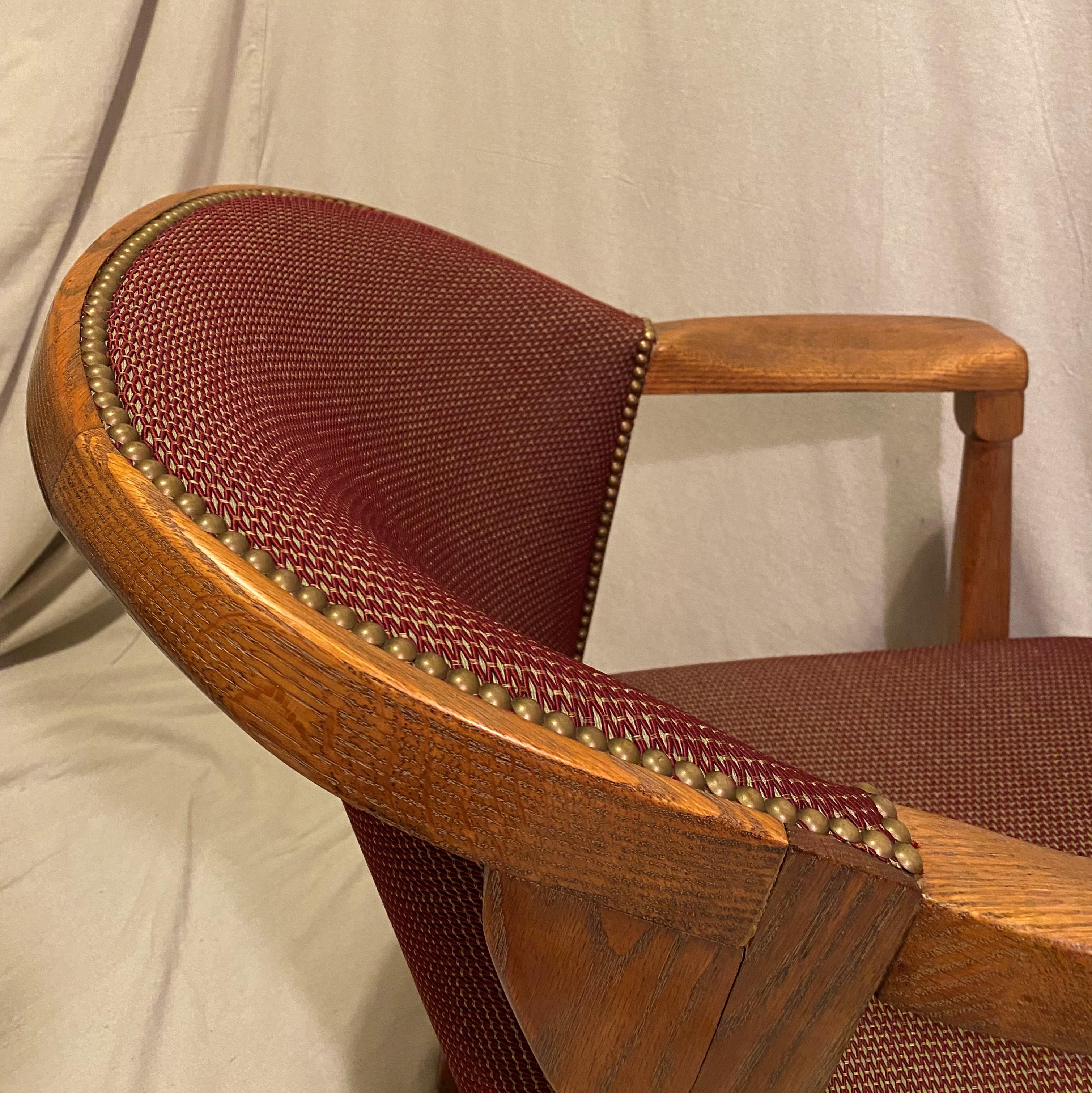 Sillón versátil de roble macizo de los años 50, por Jack Van der Molen Carpintería en venta