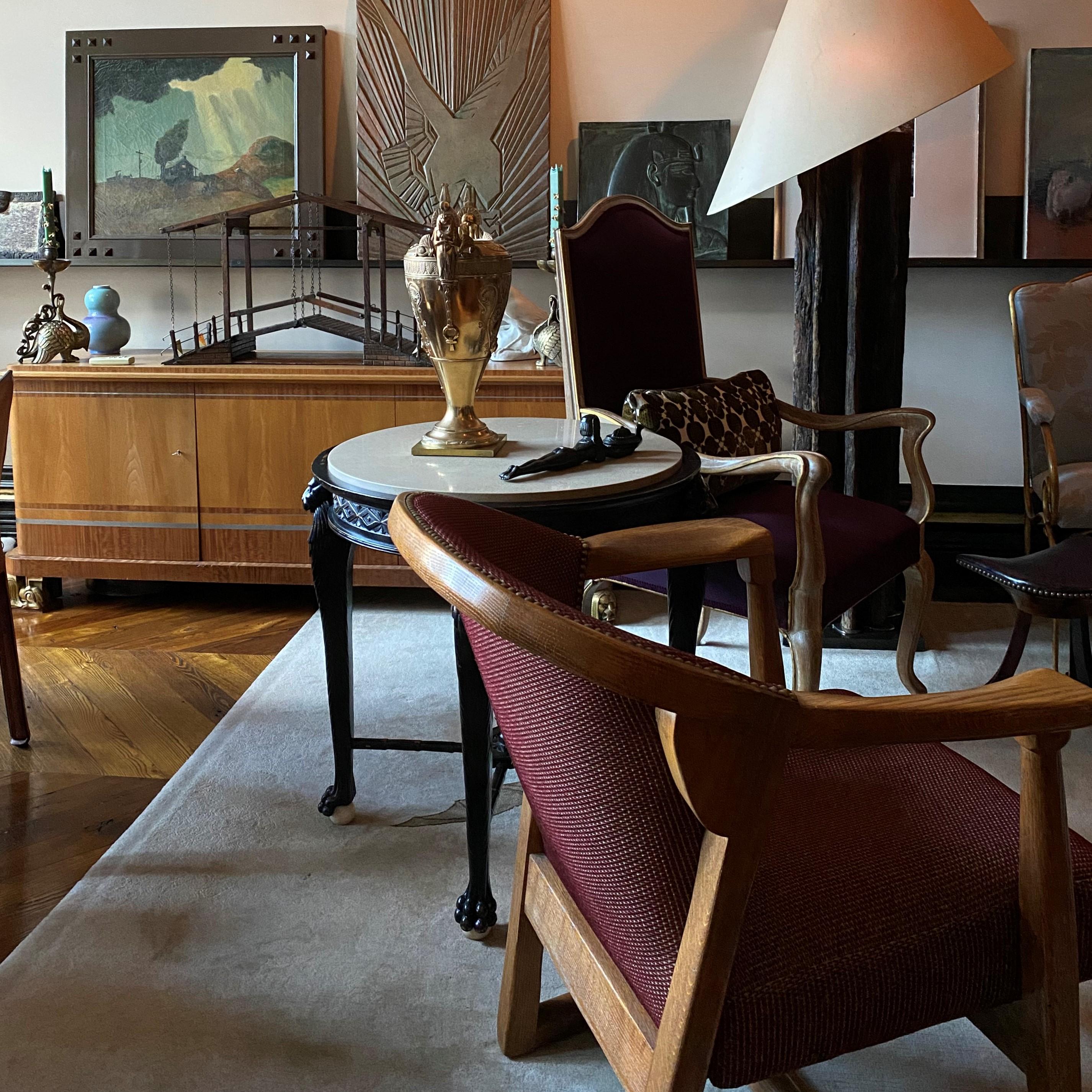 Sillón versátil de roble macizo de los años 50, por Jack Van der Molen en venta 1