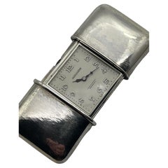 Orologio da borsetta Movado Chronographe Ermeto Laides in argento massiccio del 1950