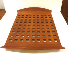1950s Solid Teak Danish Modern Rare Large Tray Designed by Quistgaard for Dansk