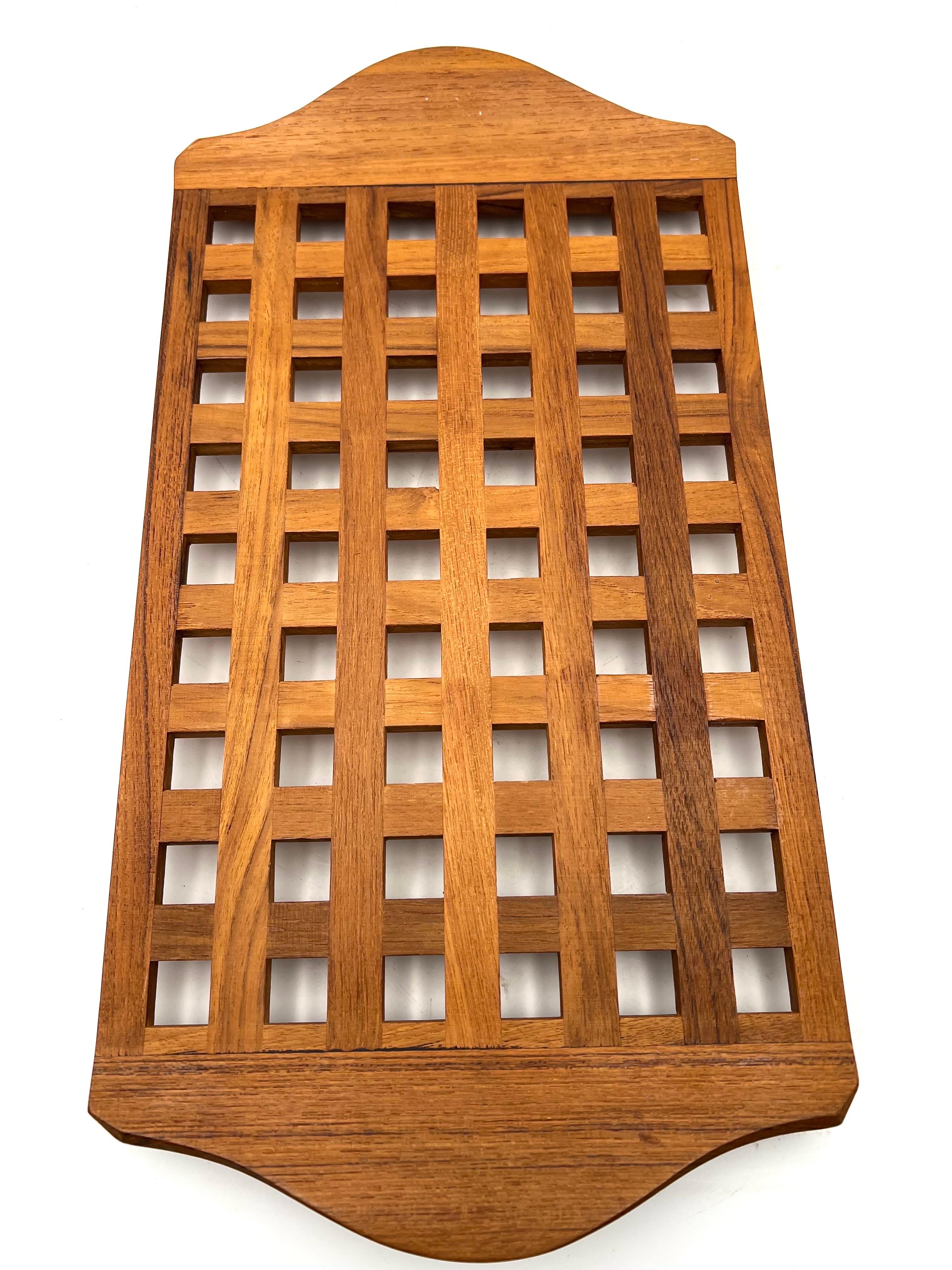 20th Century 1950s Solid Teak Danish Modern Rare Large Tray Designed by Quistgaard for Dansk