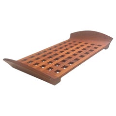 1950s Solid Teak Danish Modern Rare Tray by Quistgaard for Dansk MCM