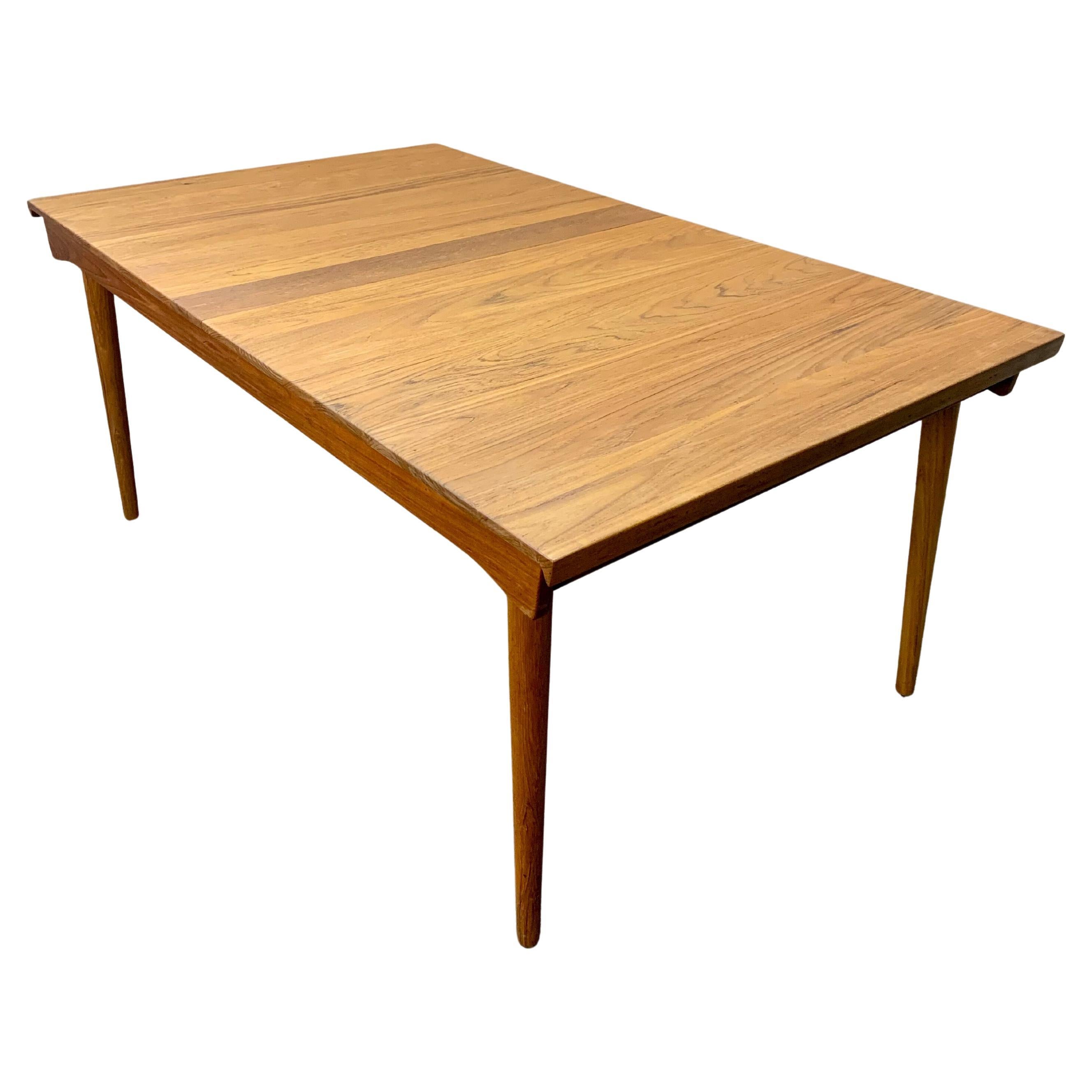 1950s Solid Teak Dining Table by Finn Juhl