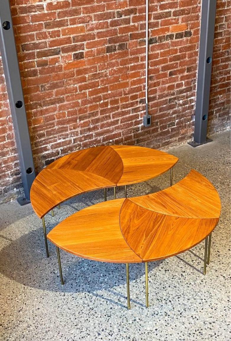 We're thrilled to present our newest fascination: a collection of 1950s solid teak 