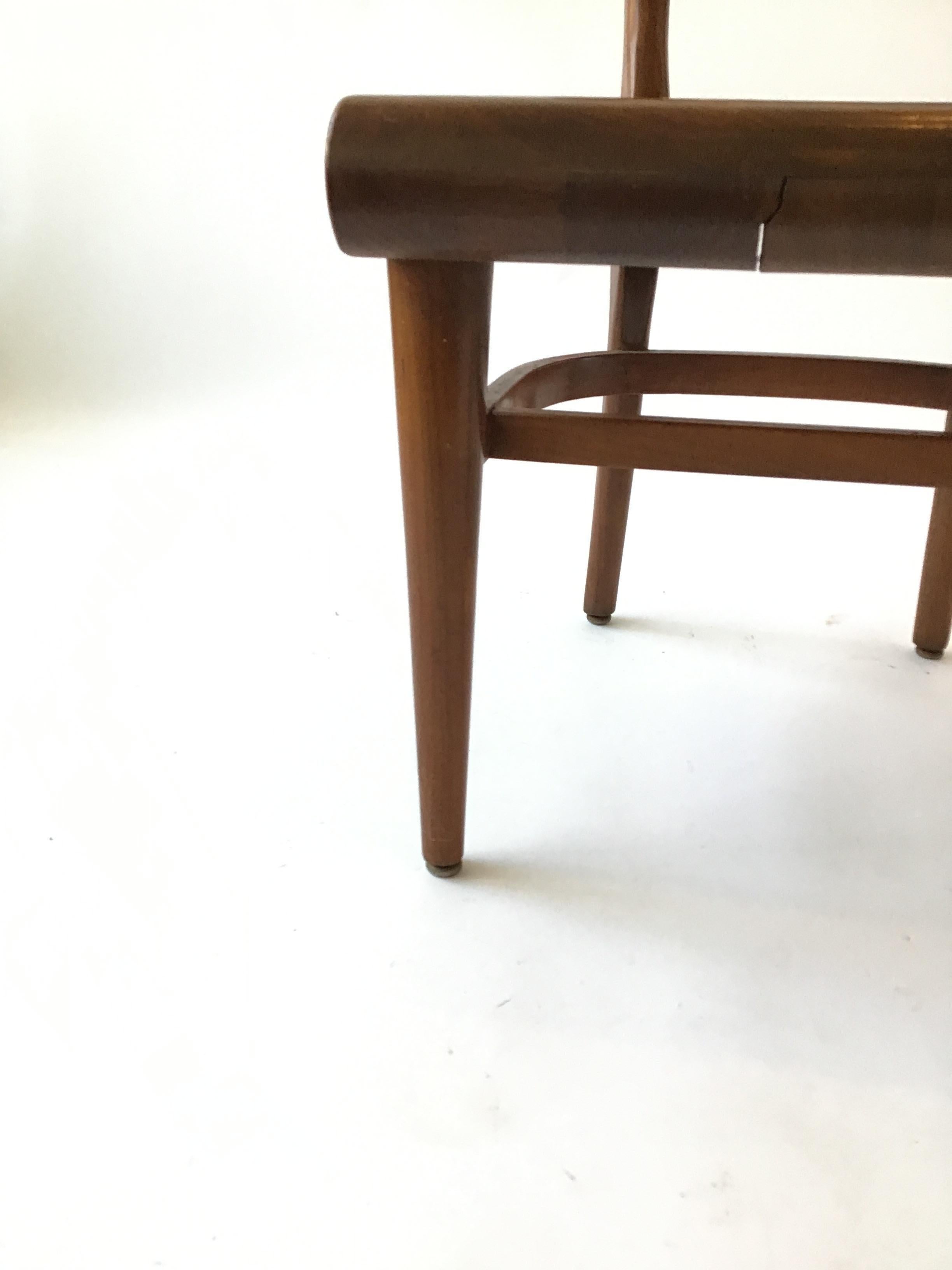 1950s Solid Wood Desk Chair 2