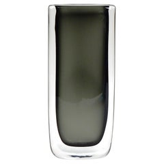 1950's Sommerso 'Dusk' Vase von Nils Landberg für Orrefors Art Glass, signiert