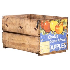 Caja de productos de marca sudafricana de los años 50