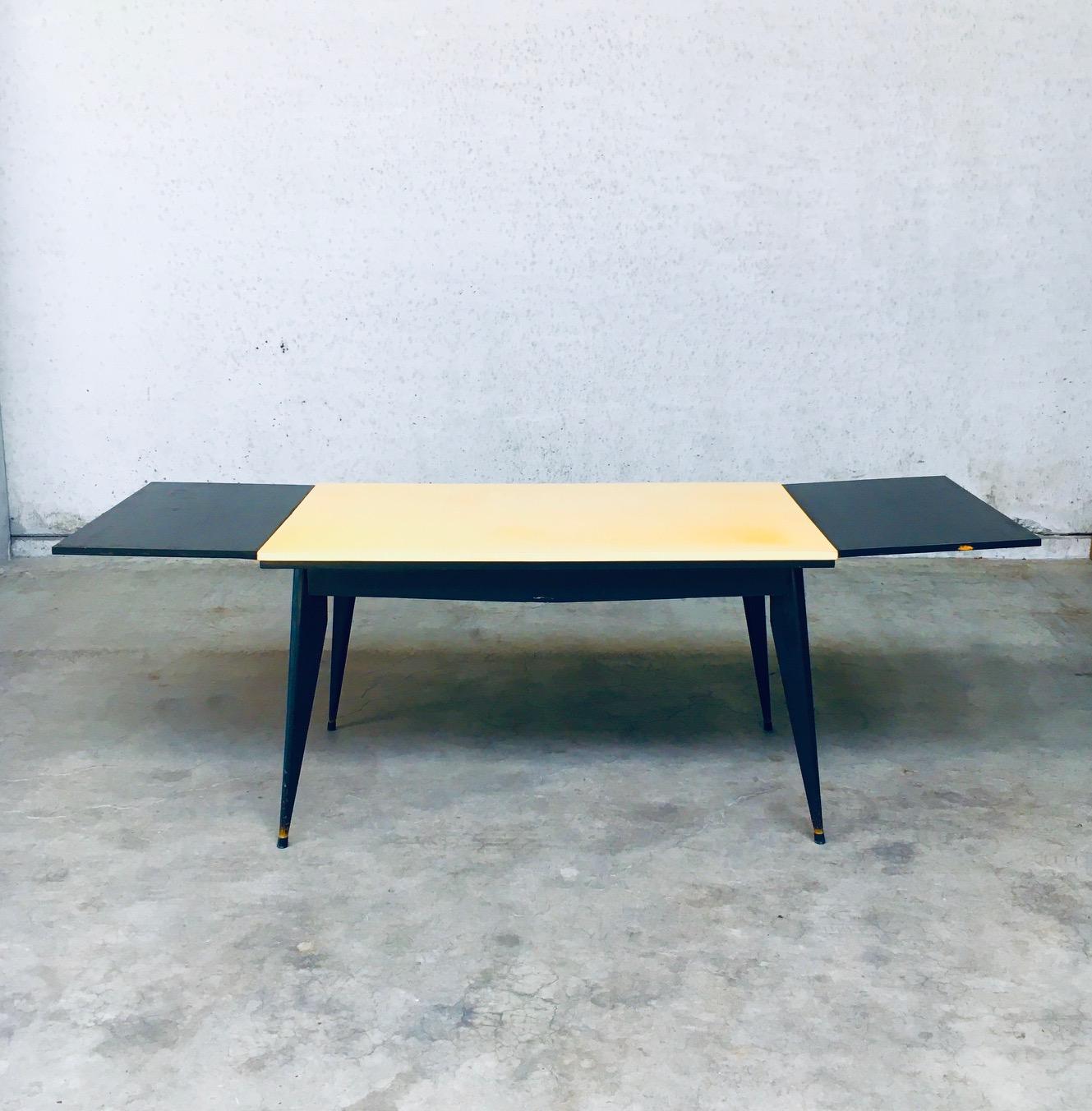 Mid-20th Century 1950's Space Age Design Extendable Dining Table For Sale