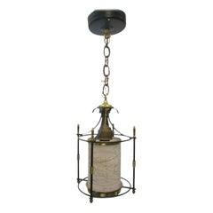Suspension en verre au lait des années 1950