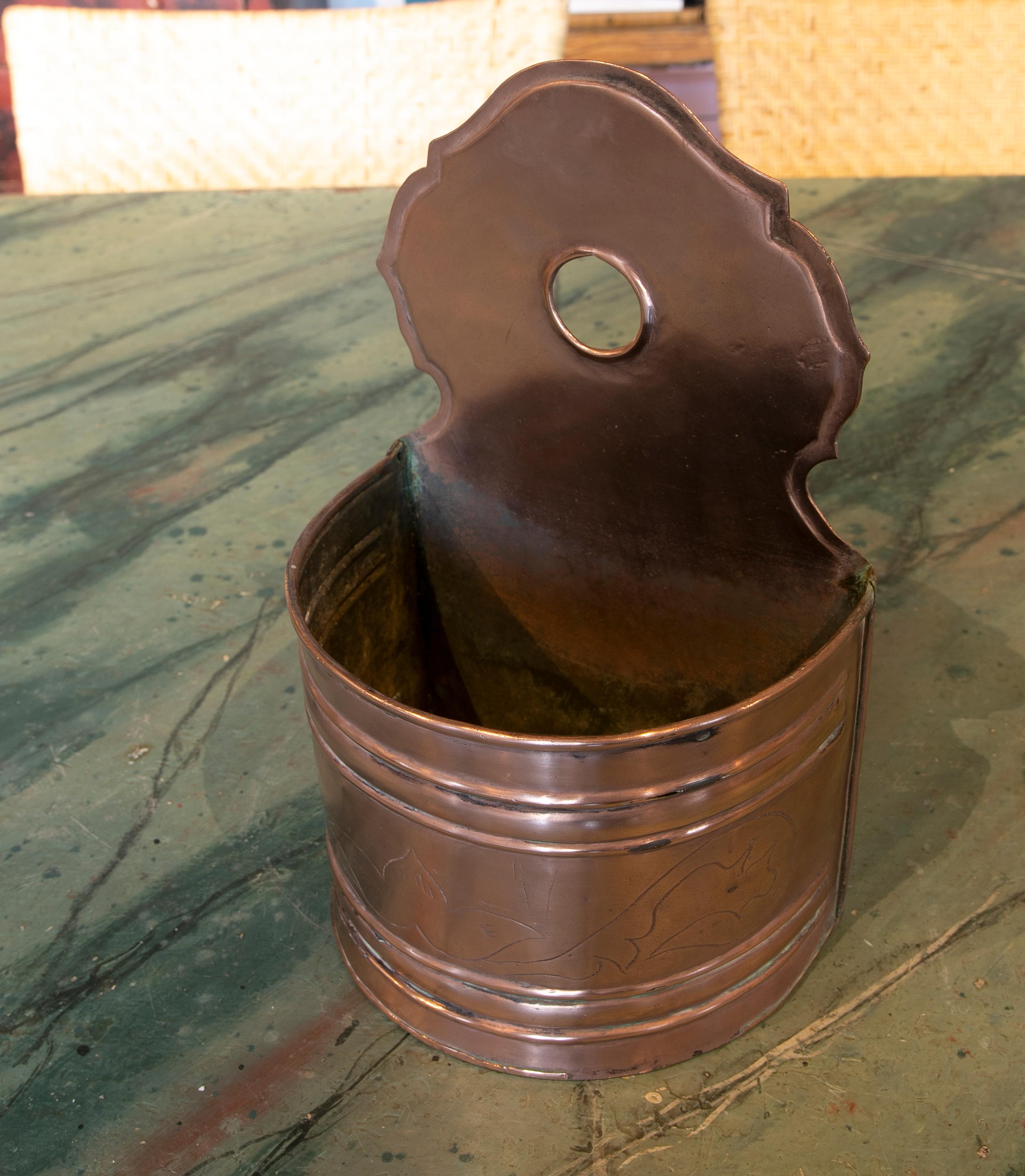 1950's Spanish Brass Cooking Bowl 6