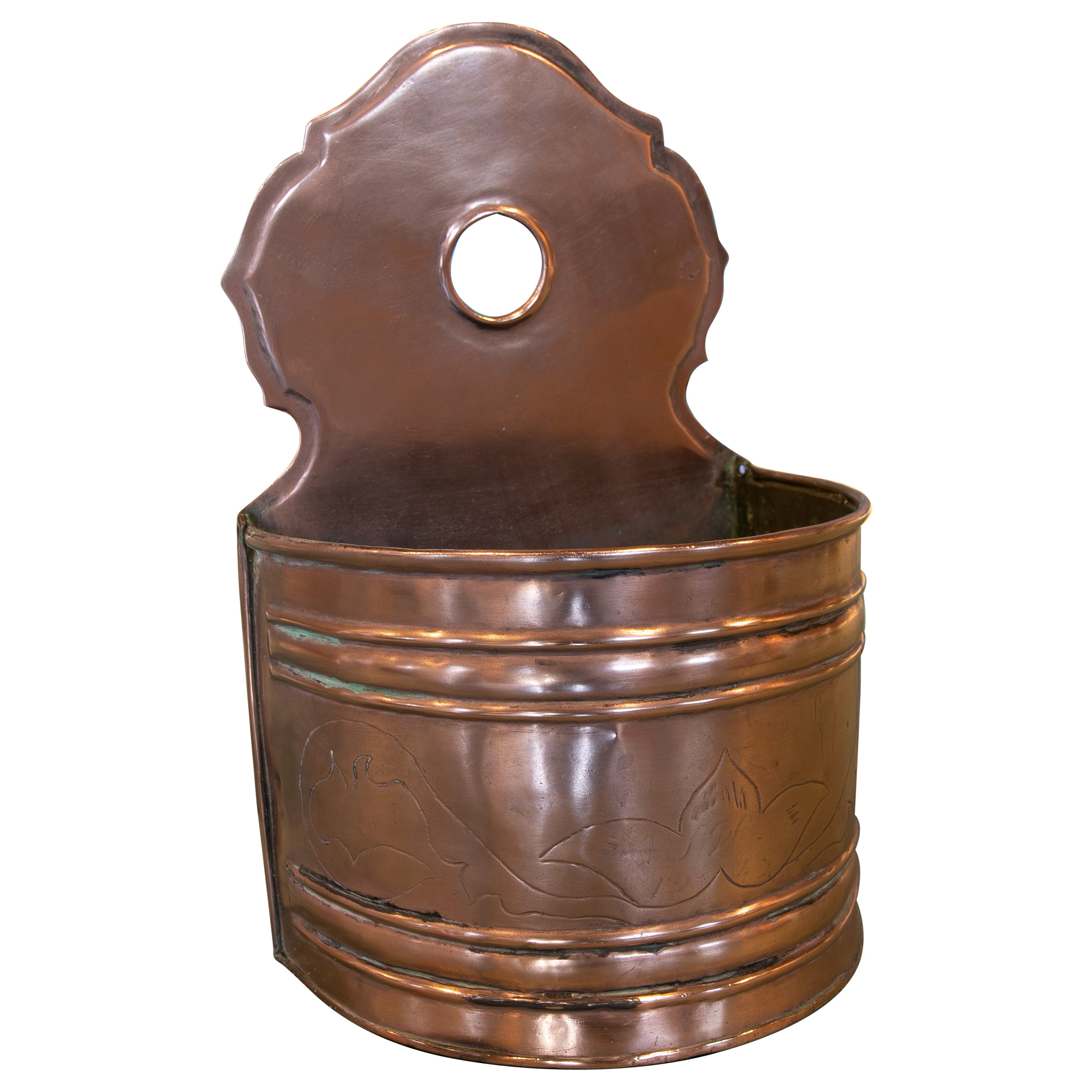 1950's Spanish Brass Cooking Bowl