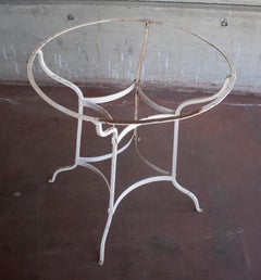 1950s Spanish Iron Garden Table Base