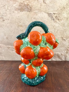 1950s Spanish Majolica Water Cooler or Pitcher