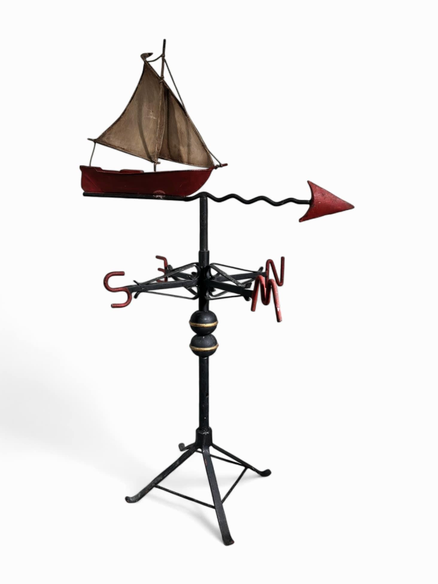 Metallo Banderuola spagnola in metallo degli anni '50 - Pezzo decorativo d'epoca in vendita