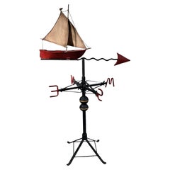 1950s Spanish Metal Weathervane – Decorative Vintage Piece