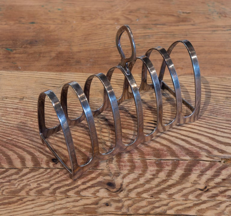 1950s Spanish Silver Table Napkin Holder For Sale at 1stDibs