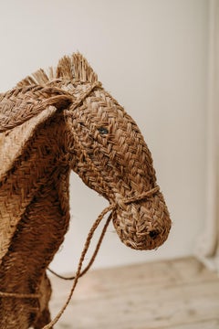 1950's Spanish Wicker Mule