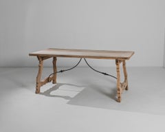 1950s Spanish Wooden Dining Table