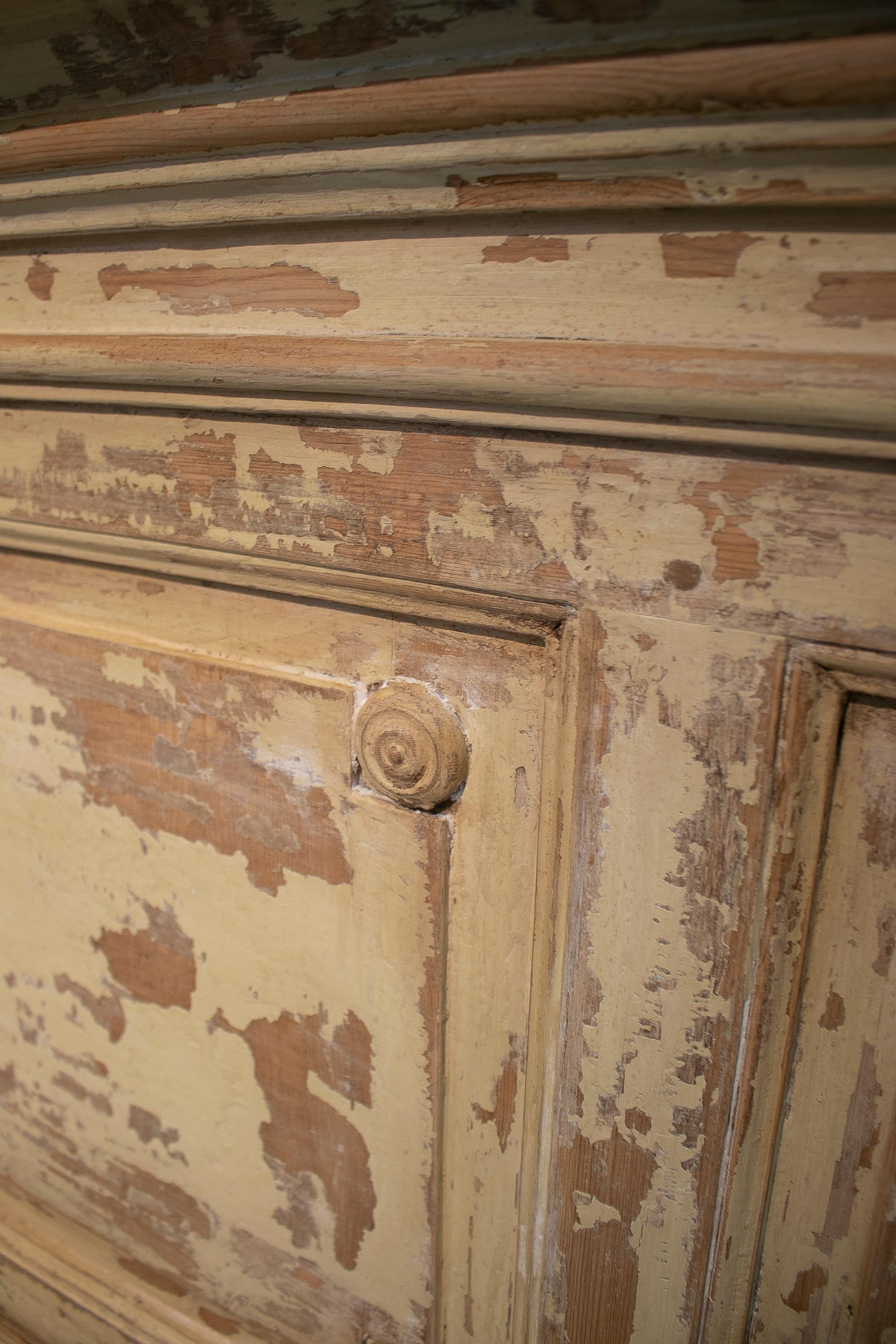 1950s Spanish Wooden Hardware Store Counter w/ Doors 3