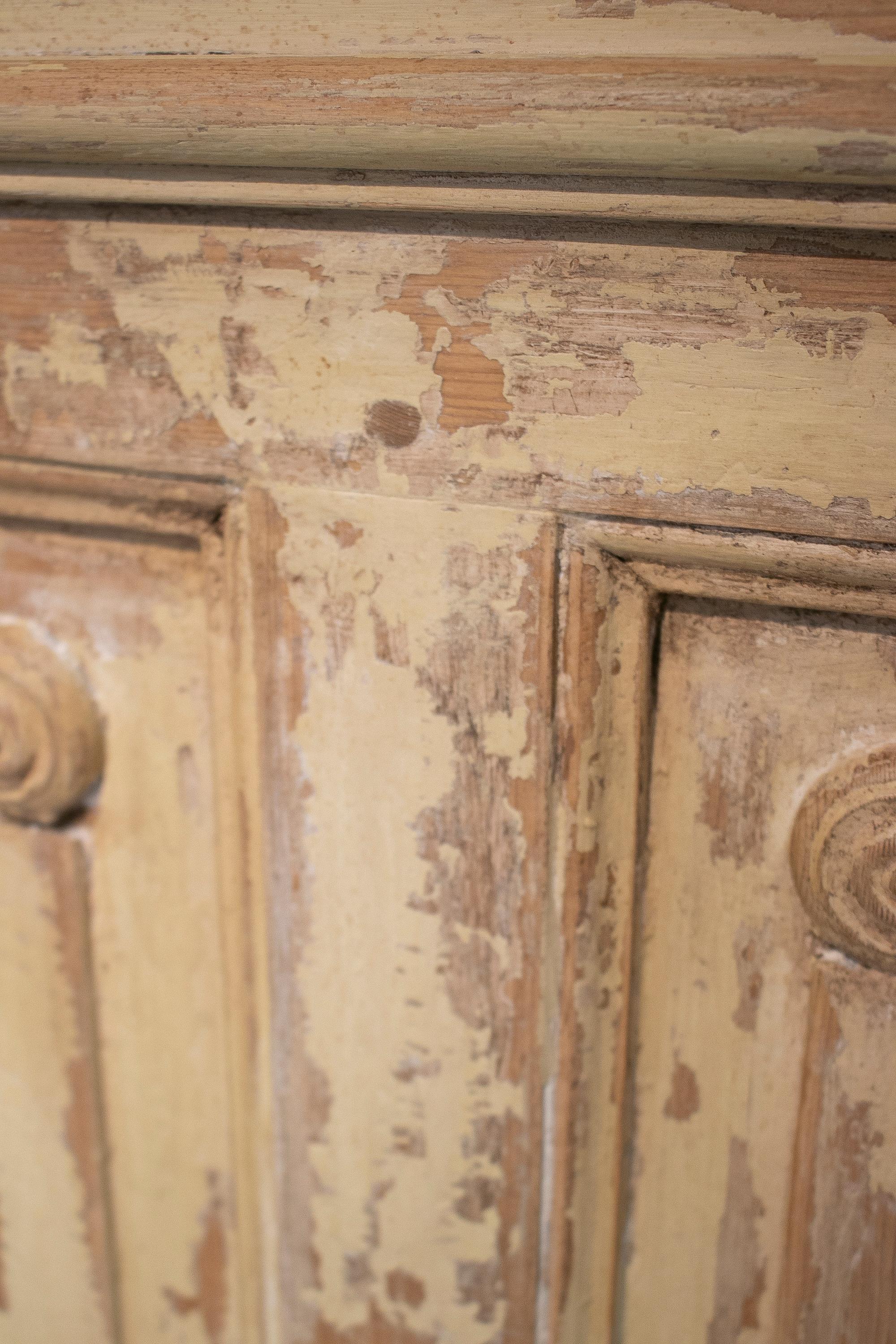 1950s Spanish Wooden Hardware Store Counter w/ Doors 4