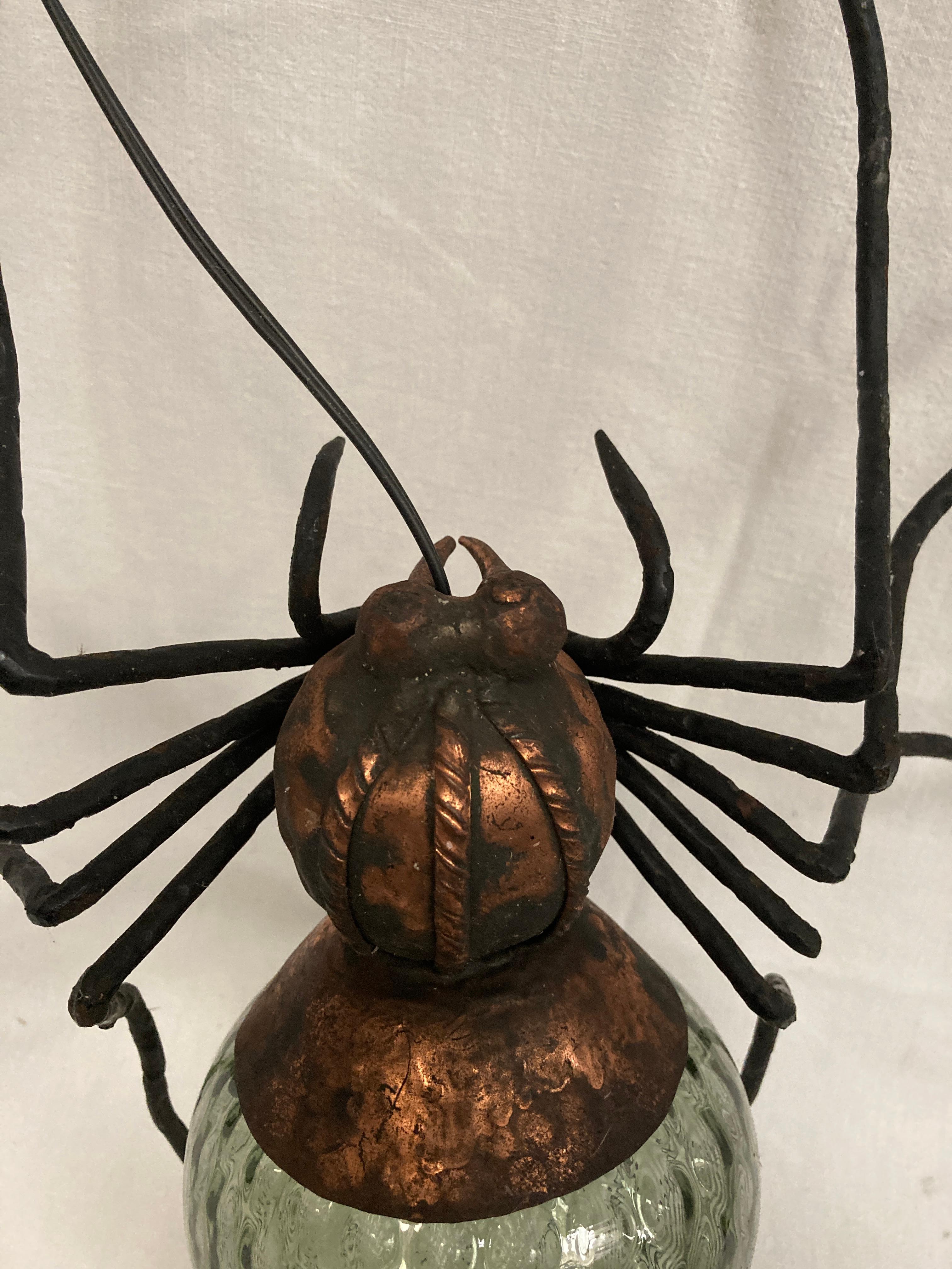 1950's spider lamp or wall light  In Good Condition In Bois-Colombes, FR