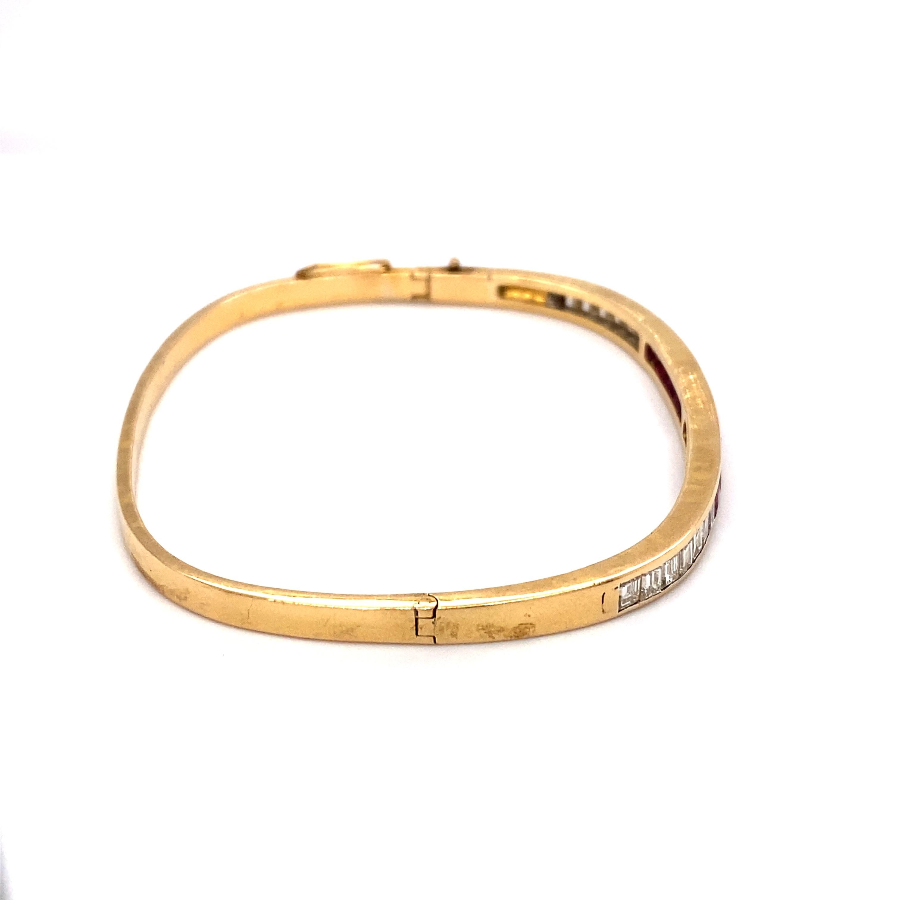 square bangle bracelet