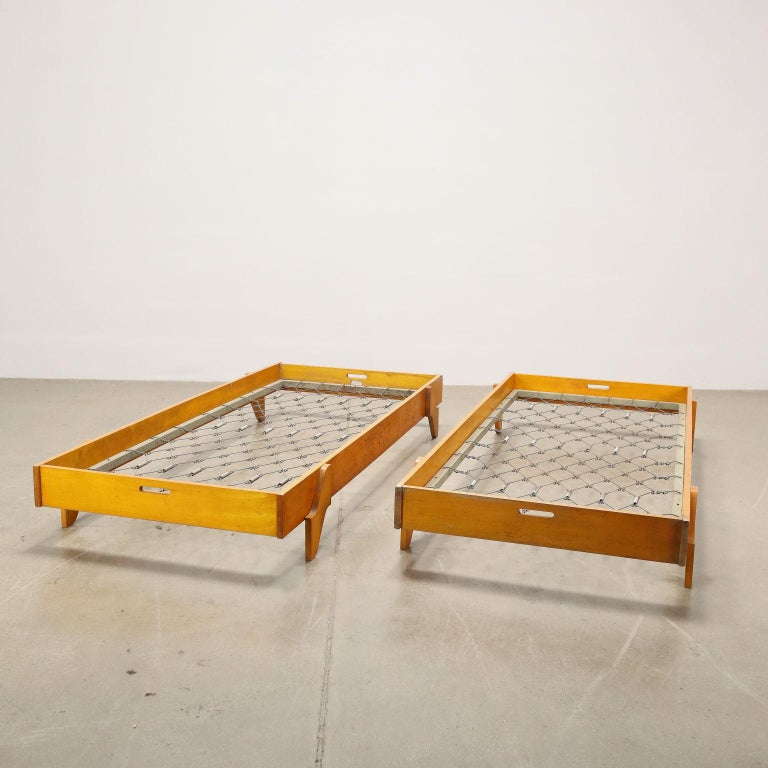 Mid-Century Modern 1950s Stackable Beds