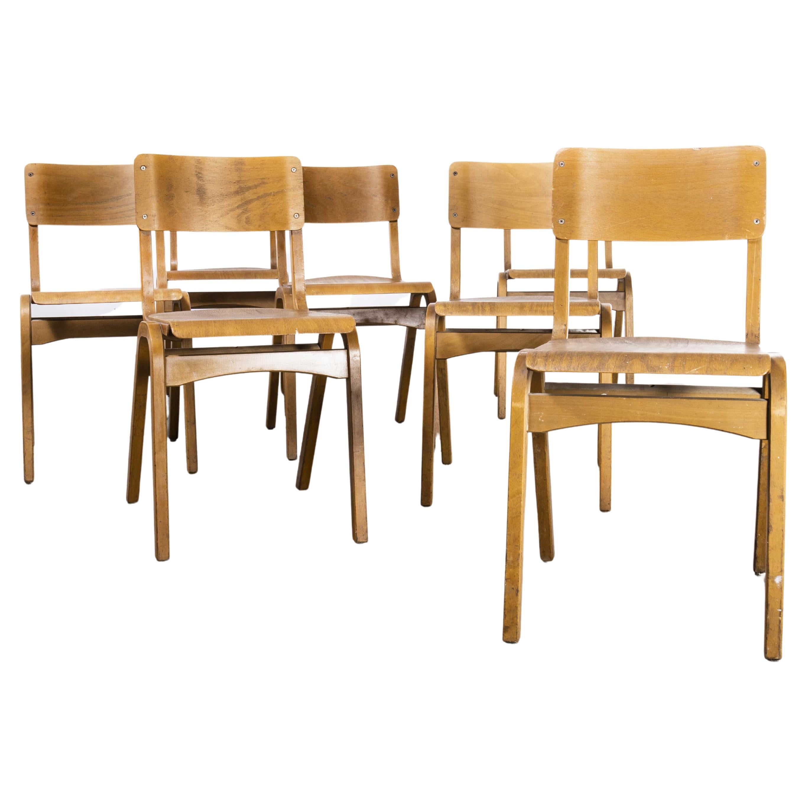 1950s Stacking Dining Chairs by Lamstak at 1stDibs