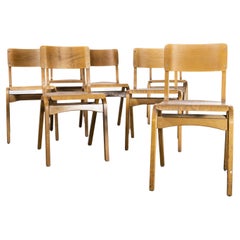 1950's Stacking Dining Chairs by Lamstak, Set of Seven