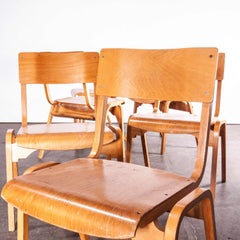 1950's Stacking Dining Chairs Made By Tecta Designed By Stafford