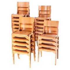 1950's Stacking Dining Chairs Made By Tecta Designed By Stafford