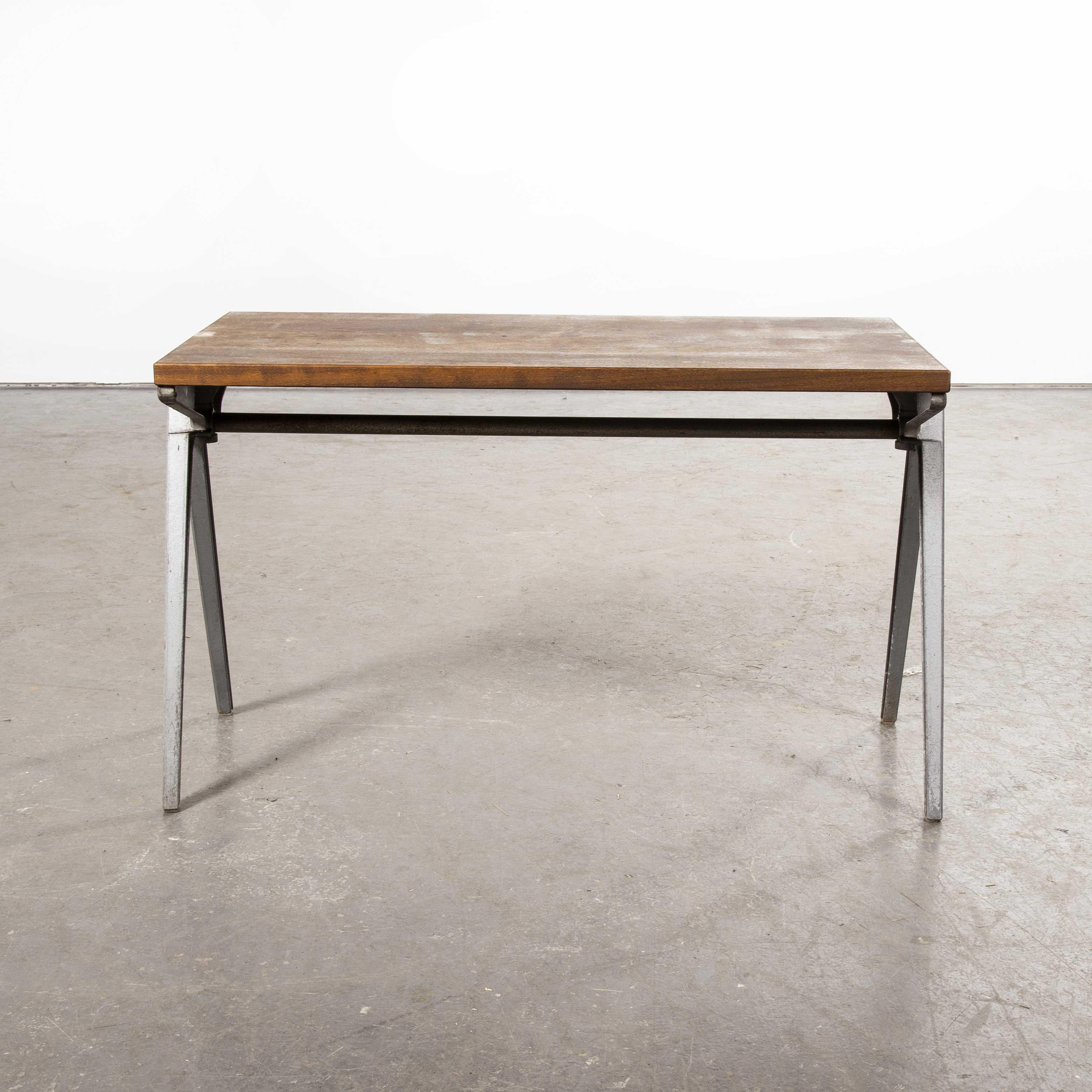 Mid-20th Century 1950s Stacking School Table by James Leonard ESA, Side Table