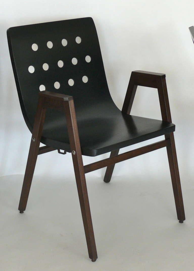 1950s Stadhalle Chairs by Rainer, Set of 6 In Good Condition For Sale In Sausalito, CA