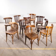 Sedie da pranzo standard classiche Bistro miste degli anni 50