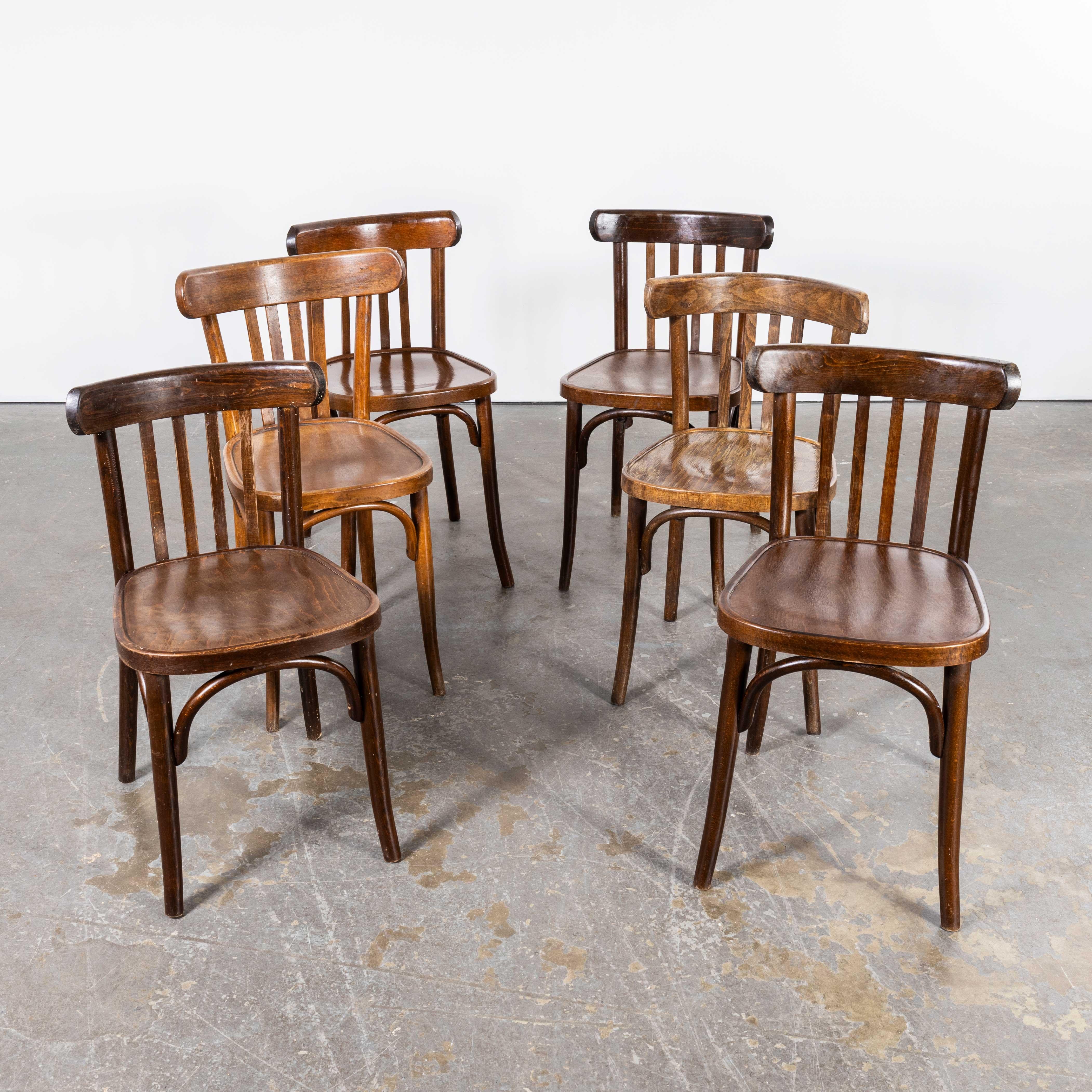 Mid-20th Century 1950’s Standard Classic Bistro Mixed Dining Chairs - Large Quantities Available