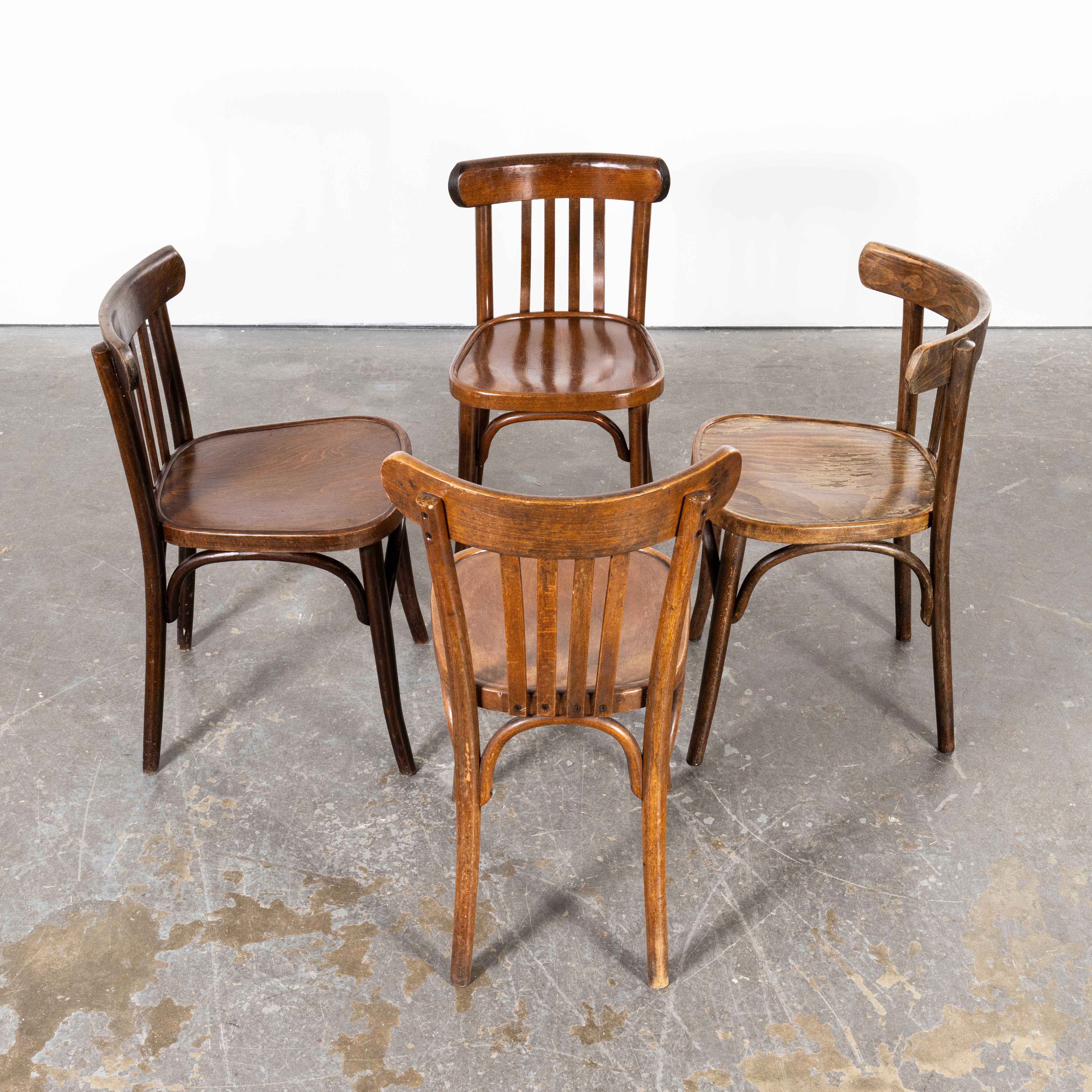 Oak 1950’s Standard Classic Bistro Mixed Dining Chairs - Large Quantities Available