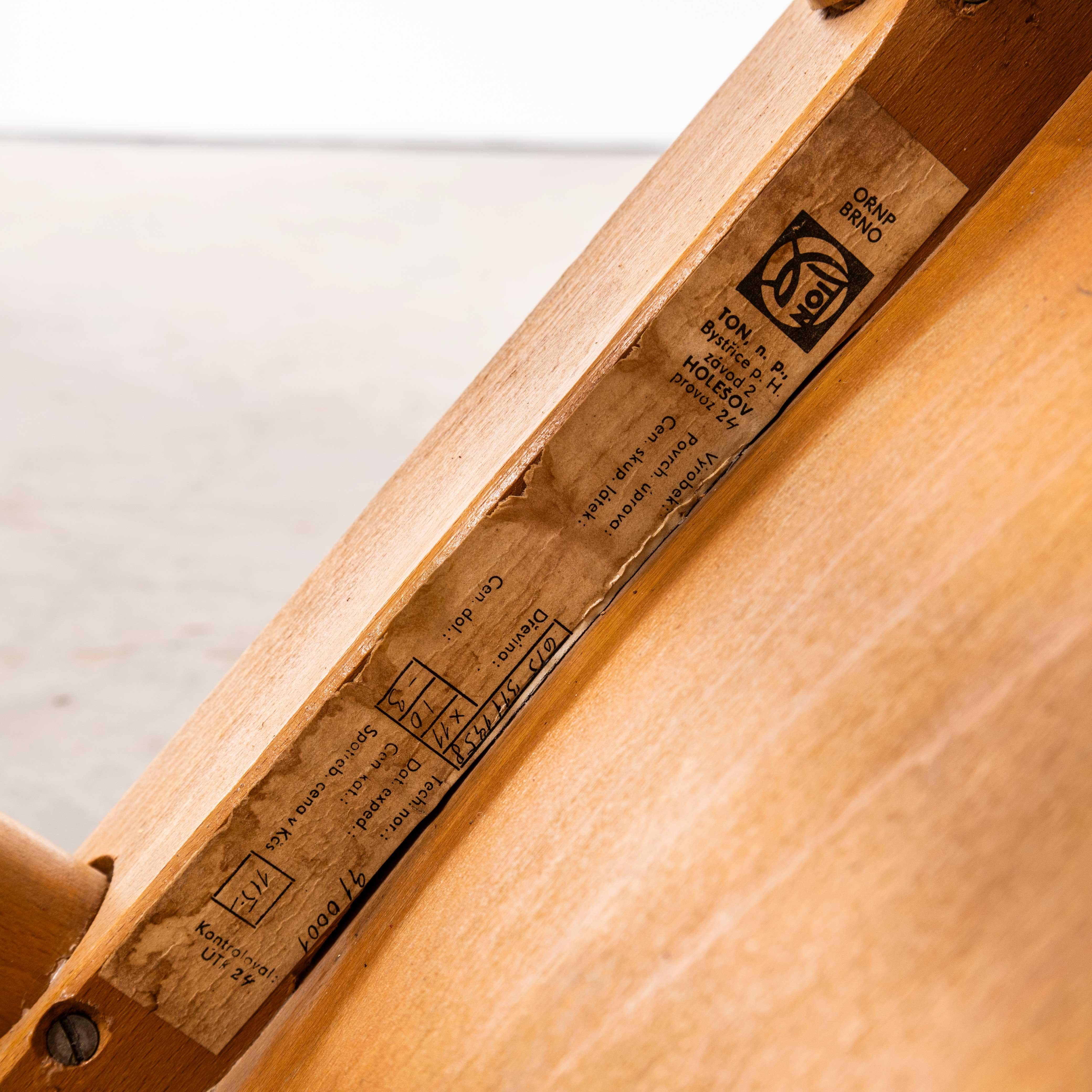 1950's Standard Stickback Blonde Esszimmerstühle im Angebot 7