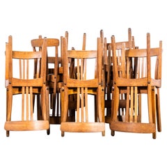 1950's Stella Ribbed Angular Seat Dining Chairs - Small Batch Available