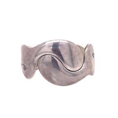 Années 1950, bracelet amérindien en argent sterling