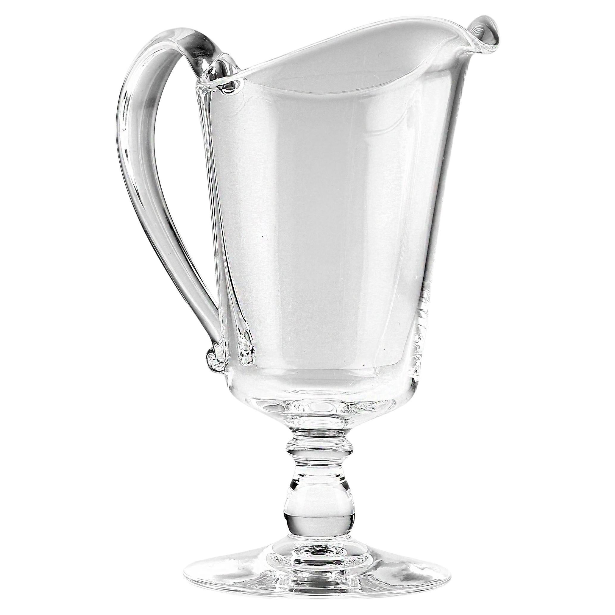 Brocca per panna in vetro Steuben Glass del 1950