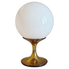 Lampada Stilnovo del 1950 su supporto in ottone