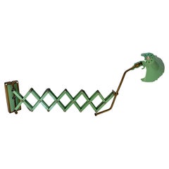 1950er Jahre Stilnovo  Moderne italienische Scherenlampe aus Messing aus der Mitte des Jahrhunderts
