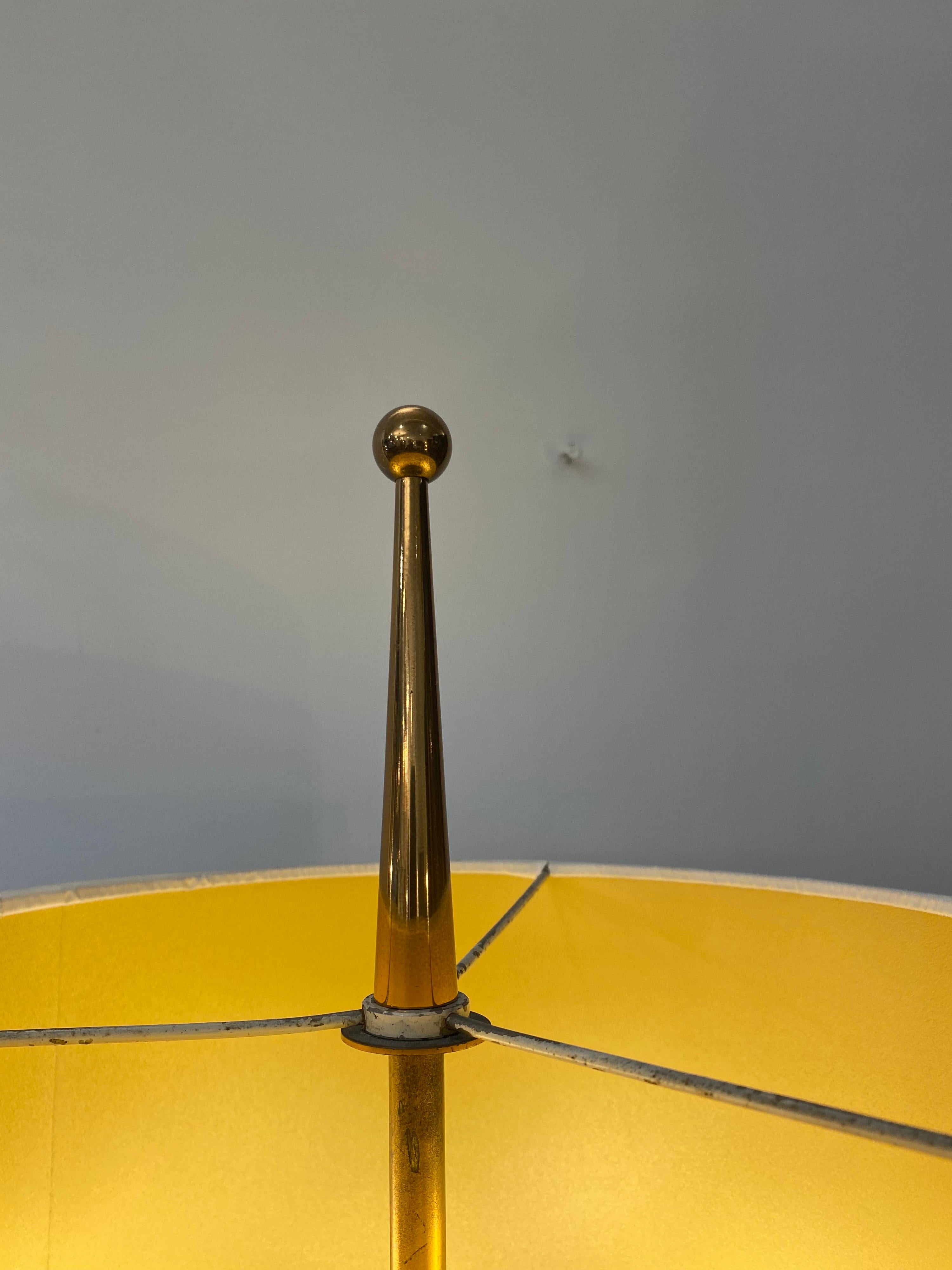 Mid-20th Century 1950s Italian Tall Table Lamp Att. Stilnovo For Sale