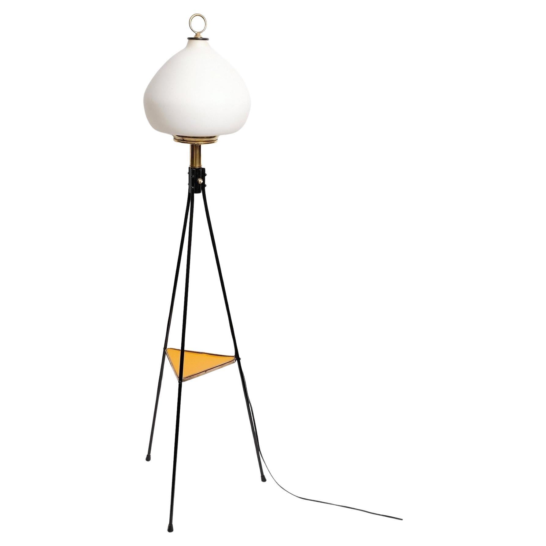 1950s Stilnovo tripod floor lamp For Sale