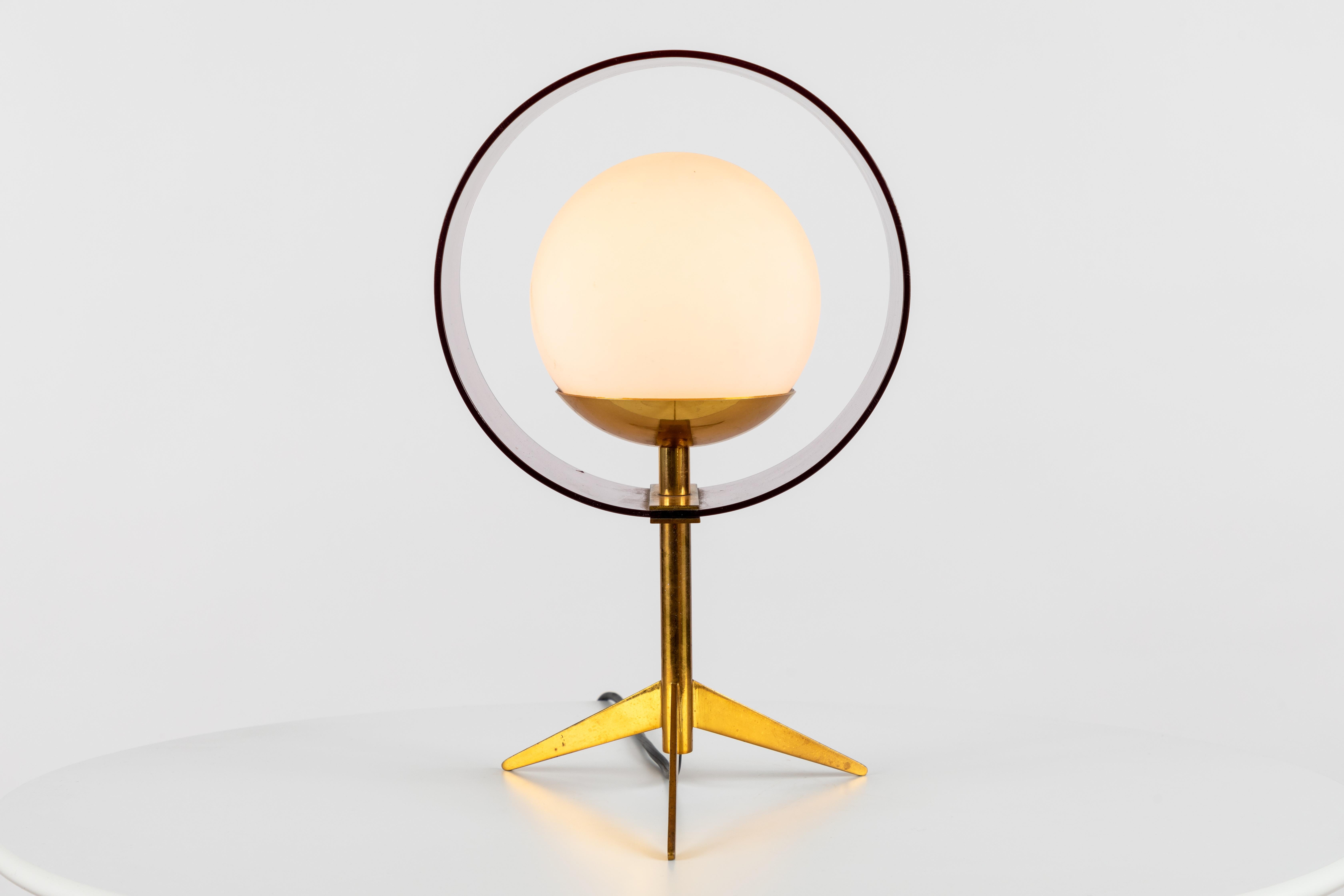 Italian 1950s Stilux Milano 'Saturno' Table Lamp